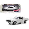 Greenlight 1 by 18 Scale Diecast for 1970 Dodge Challenger R-T Vanishing Point Model Car, White GR95512